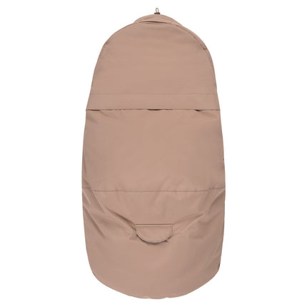 Down-Filled Baby Winter Footmuff – Brown / Beige, One Size