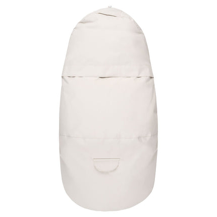 Down-Filled Baby Winter Footmuff – White / Beige, One Size