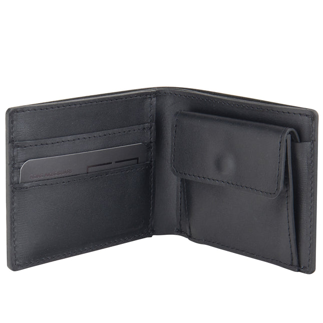 Billfold Wallet with Coin Pouch - Black - LoveStyle World