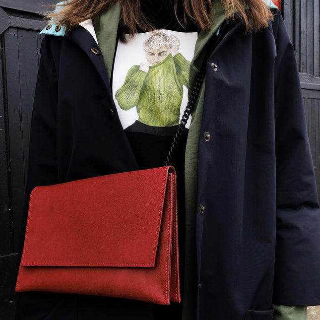 Chain Shoulder Bag - Red - LoveStyle World