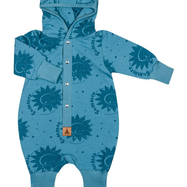 Eared Jumpsuit for Babies and Kids - Blue Suns - LoveStyle World