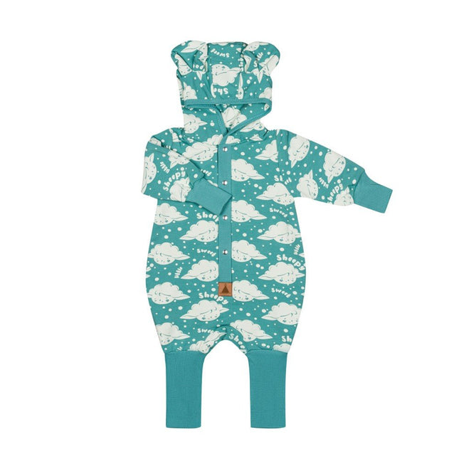 Eared Jumpsuit for Babies and Kids - Mint Sheep - LoveStyle World