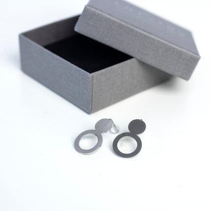 Earrings Arc - Silver
