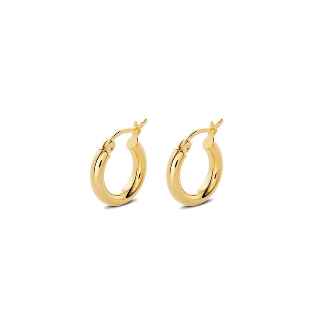 Ella Hoops Earrings - Gold