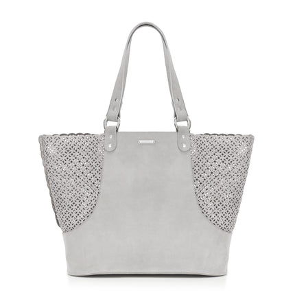 Elva Dog Carrier & Personal Bag - Light Grey 