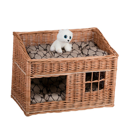 Estrella Wicker Cat House