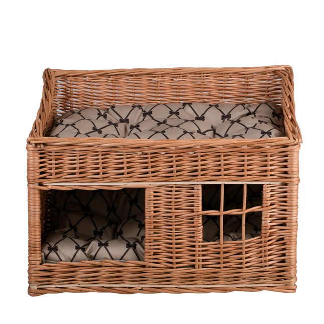 Estrella Wicker Cat House