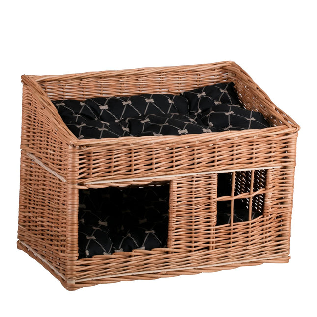 Estrella Wicker Cat House
