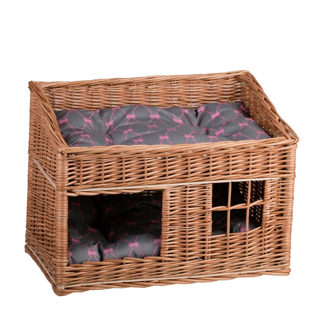 Estrella Wicker Cat House
