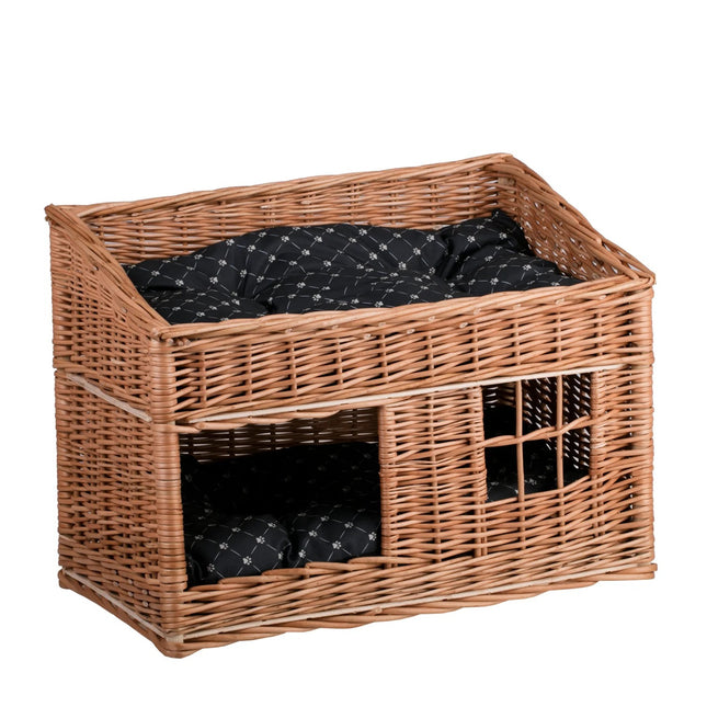 Estrella Wicker Cat House