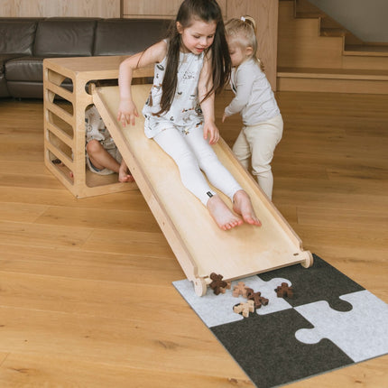 4-piece Felt Puzzle Playmat - Add-on for Climbing Toys