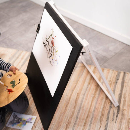 Wooden Chalkboard Easel for Kids