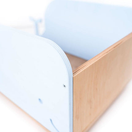 Kids Toy Storage Box on Wheels - Whale