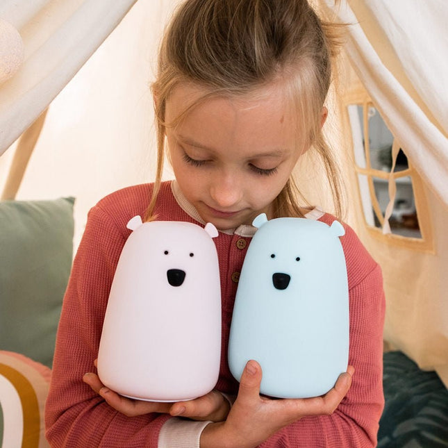 Big Bear Silicone Lamp with Remote - Blue - LoveStyle World