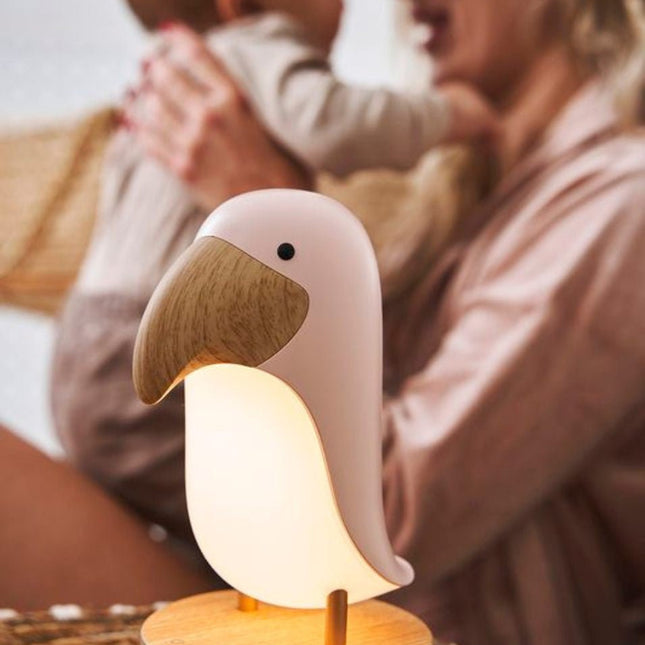 Lamp with Speaker - Pink Bird - LoveStyle World