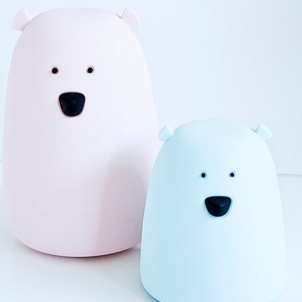 Little Bear Silicone Lamp - Blue