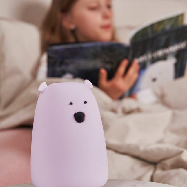 Big Bear Silicone Lamp - Lavender - LoveStyle World
