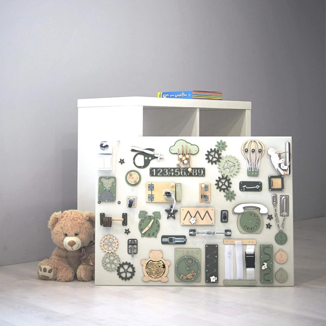 Extra large Montessori sensory busy board (60×80 cm) - LoveStyle World