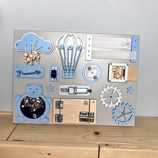 Extra small busy board with doors (30×40 cm) - LoveStyle World