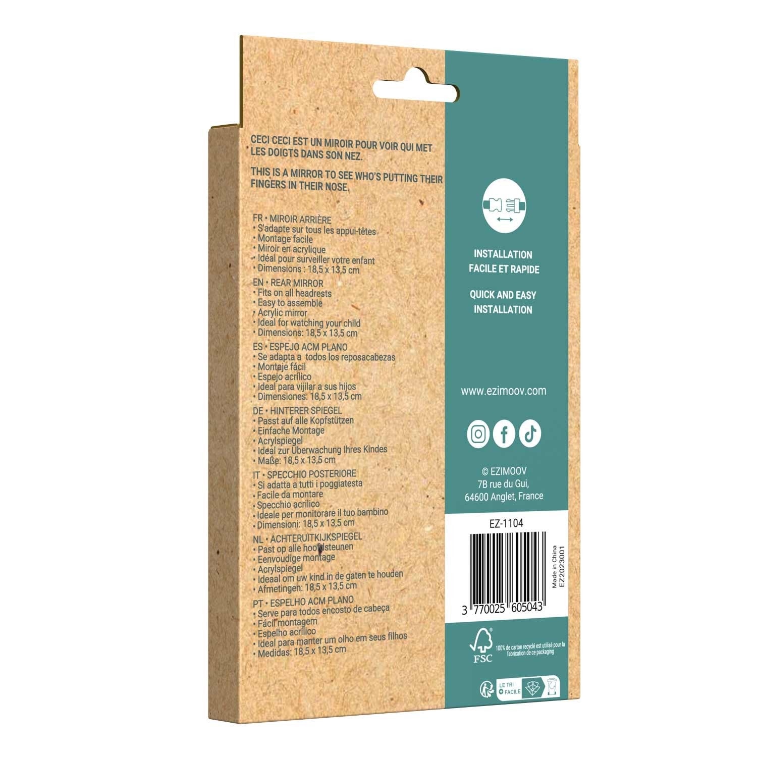 Rear Facing Car Seat Mirror