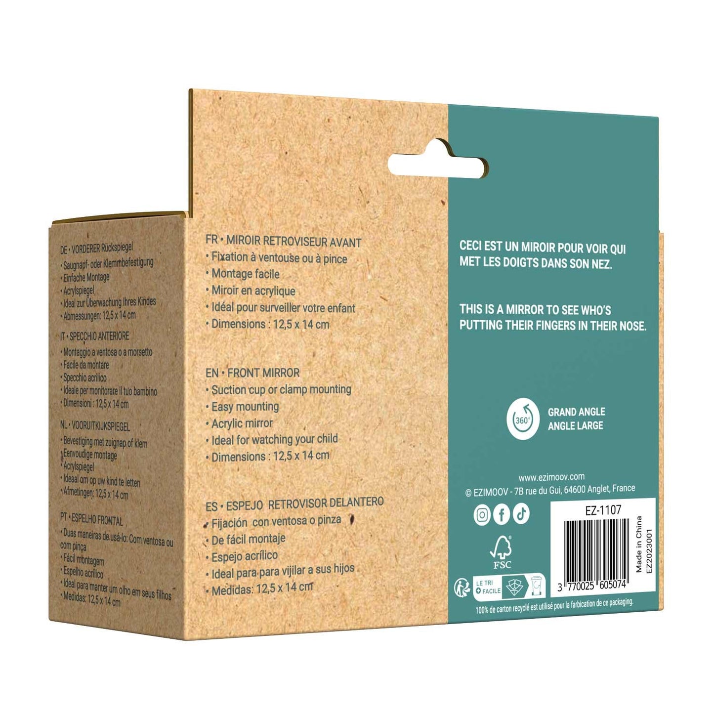 Front Rear View Mirror