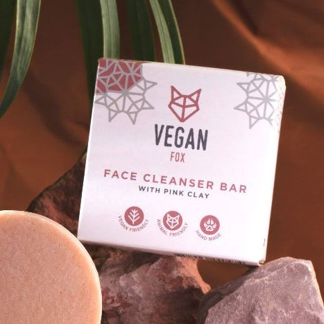 Face Cleanser Bar With Pink Clay, 50g