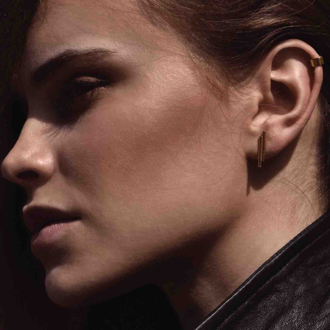 Flat Upper Ear Cuff - Gold - LoveStyle World