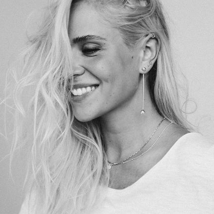 Flat Upper Ear Cuff - Silver