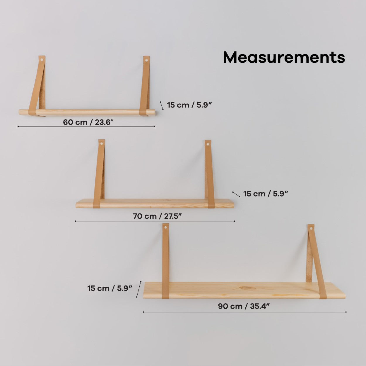 Floating Shelf, 90 cm