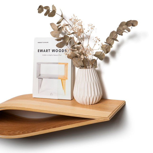 Floating Wooden Wall Shelf - Fish - LoveStyle World