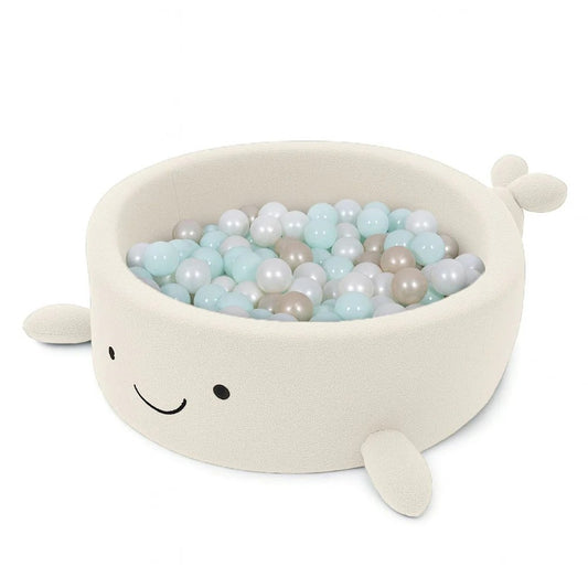 Foam Baby Ball Pit without balls - Whale Boucle