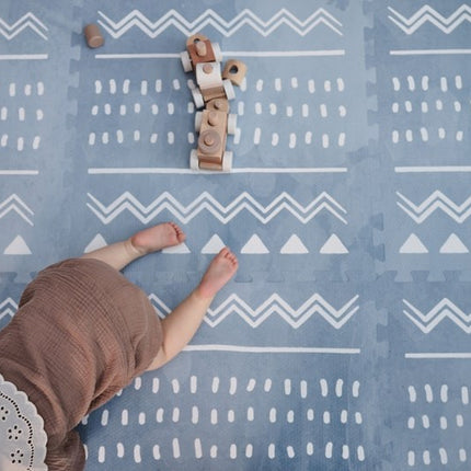 Foam Puzzle Playmat - Boho Azure