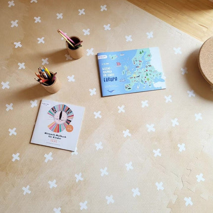 Foam Puzzle Playmat - Cross Sand