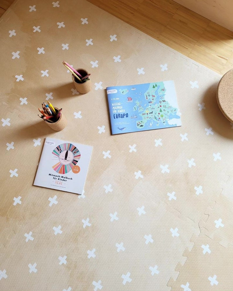 Foam Puzzle Playmat - Cross Sand