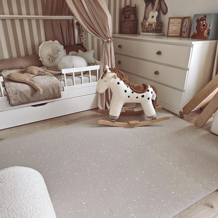 Foam Puzzle Playmat - Spots Cappuccino