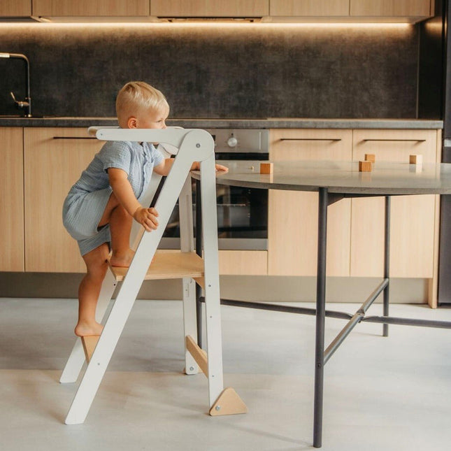 Foldable Kitchen Tower With Removable Rail by Leg&Go - LoveStyle World