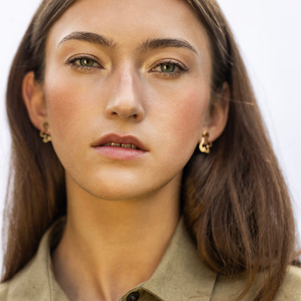Folia Mini Earrings - Sunlit