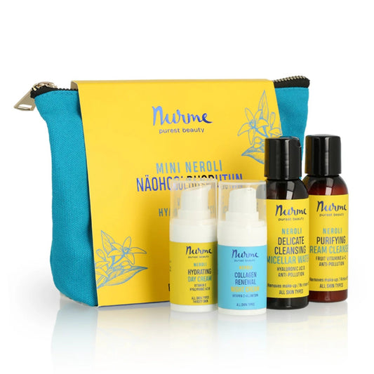 Mini Face Care Routine Gift Set in a Cosmetic Bag