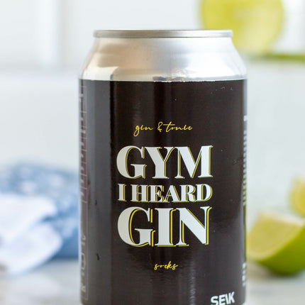 Gym? I heard Gin! - Gin & Tonic sokid (suurus 40-46)