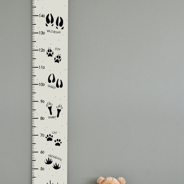 Growth Chart For Kids - Animal Tracks - LoveStyle World