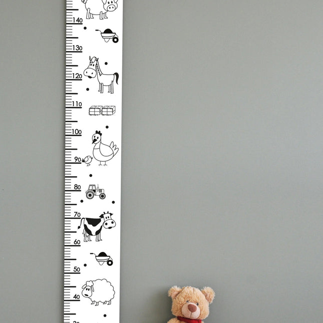 Growth Chart For Kids - Farm Animals - LoveStyle World