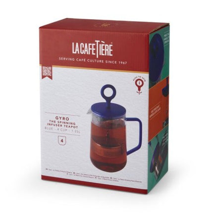 Gyro Teapot Blue, 1.25 liters