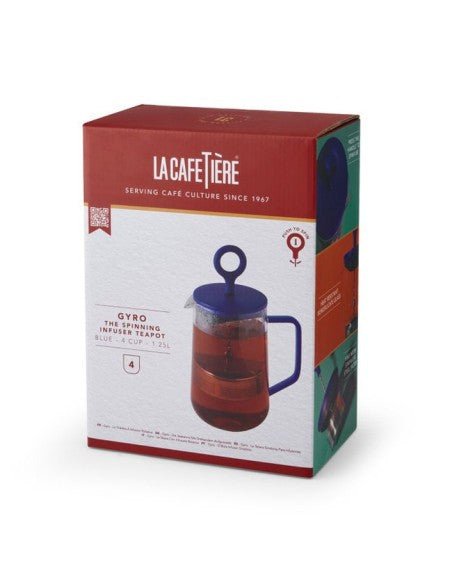 Gyro Teapot Blue, 1.25 liters - LoveStyle World