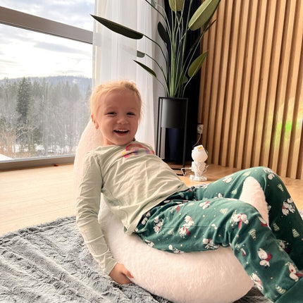 Handcrafted Giant Moon Pillow for Babies & Toddlers 