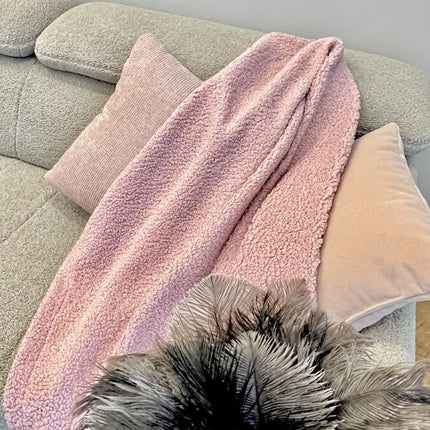 Handmade Bedspread & Blanket Teddy - Dusty Pink