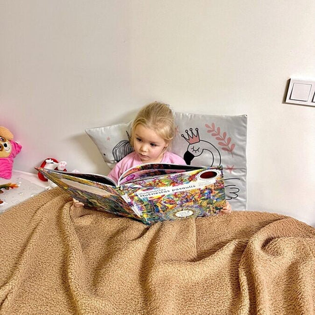 Handmade Bedspread & Blanket Teddy - Sand - LoveStyle World