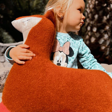 Handmade Fox Soft Toy Pillow