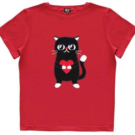 Women’s Heartful Cat T-Shirt