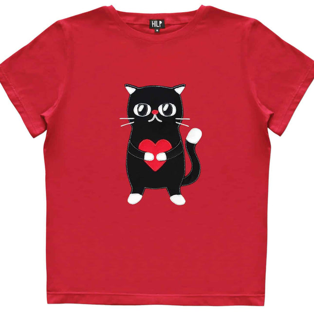 Women’s Heartful Cat T-Shirt