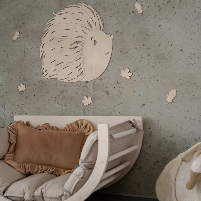 Hedgehog Forest Animal - Wooden Wall Decoration - LoveStyle World